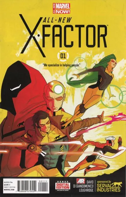 All-New X-Factor #1 Regular Kris Anka Cover comic book cover, 2014