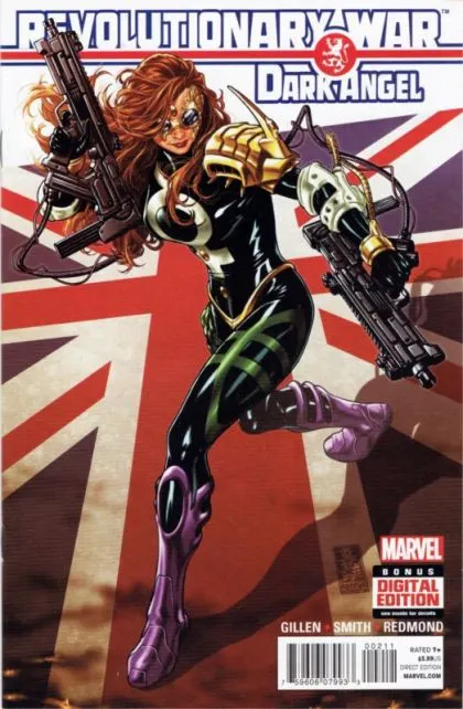 Revolutionary War: Dark Angel #1 comic book cover, 2014