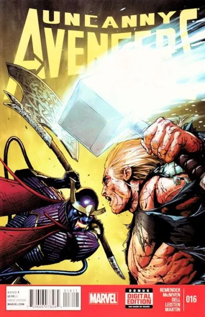 Uncanny Avengers, Vol. 1 #16 comic book cover, 2014