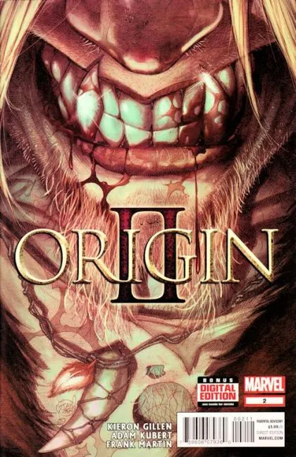 Origin II #2 comic book cover, 2014