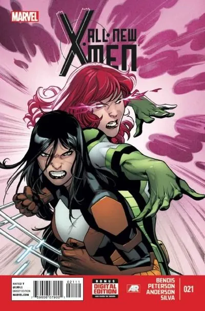 All-New X-Men, Vol. 1 #21 comic book cover, 2014
