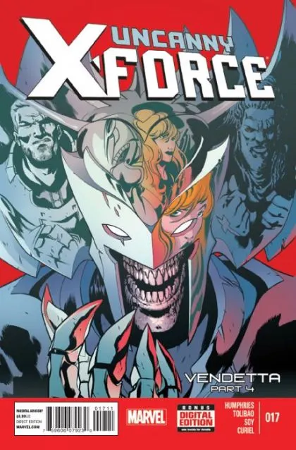 Uncanny X-Force, Vol. 2 #17 comic book cover, 2014