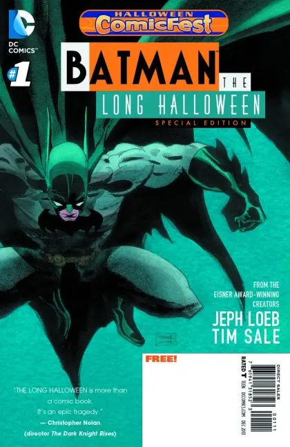 Halloween ComicFest 2013 (Batman: The Long Halloween) #1 comic book cover, 2013