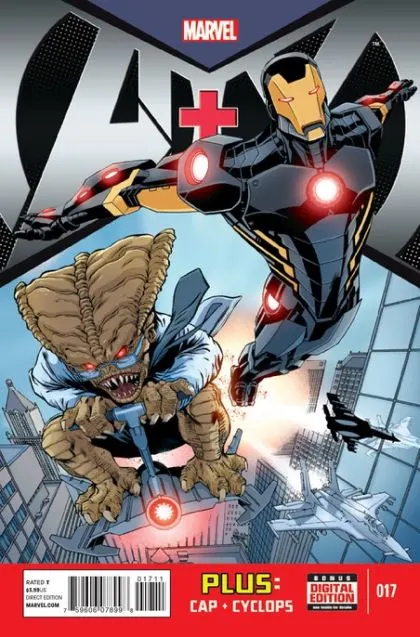 A+X #17 comic book cover, 2014