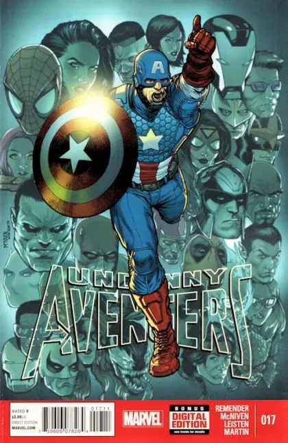 Uncanny Avengers, Vol. 1 #17 comic book cover, 2014