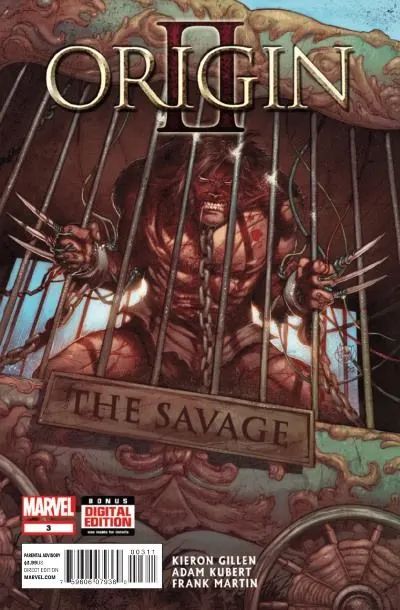 Origin II #3 comic book cover, 2014