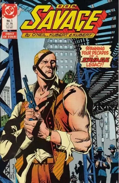 Doc Savage, Vol. 1 #1 comic book cover, 1987