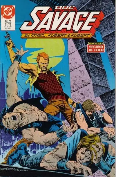 Doc Savage, Vol. 1 #2 comic book cover, 1987