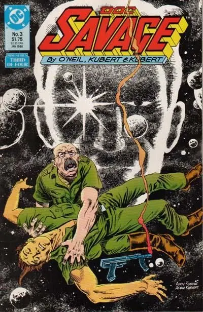 Doc Savage, Vol. 1 #3 comic book cover, 1988