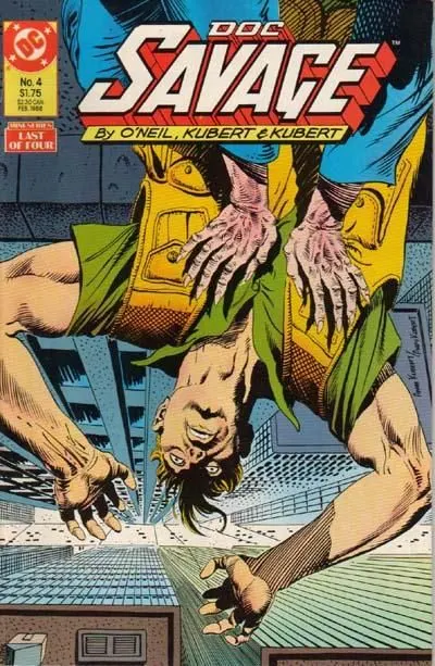 Doc Savage, Vol. 1 #4 comic book cover, 1988