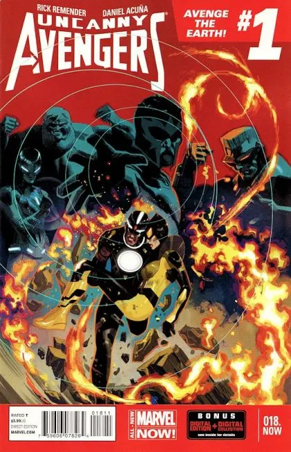 Uncanny Avengers, Vol. 1 #18.NOW-A comic book cover, 2014