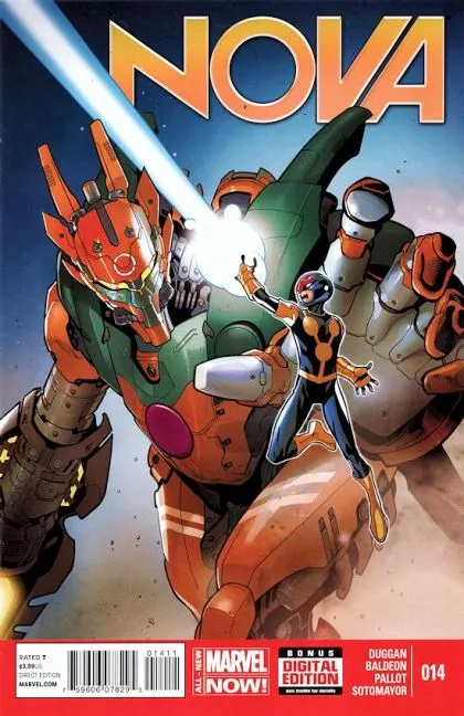 Nova, Vol. 5 #14 Paco Medina Regular comic book cover, 2014