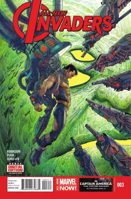 All-New Invaders #3 Mukesh Singh Regular Cover comic book cover, 2014
