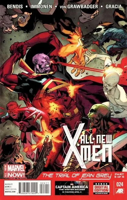 All-New X-Men, Vol. 1 #24 Regular Stuart Immonen Cover comic book cover, 2014