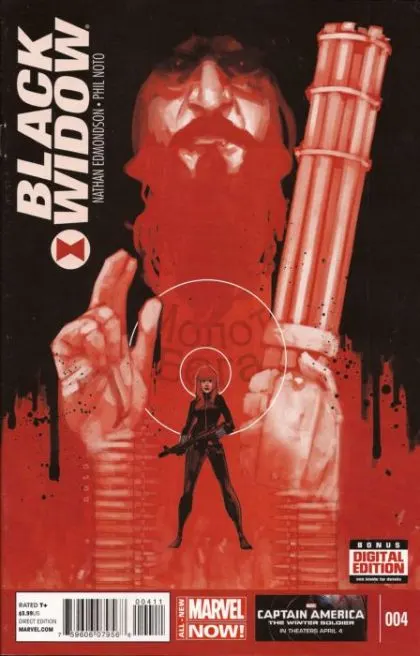 Black Widow, Vol. 6 #4 comic book cover, 2014