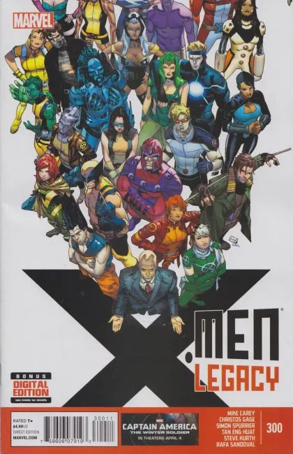 X-Men Legacy, Vol. 2 #300 comic book cover, 2014