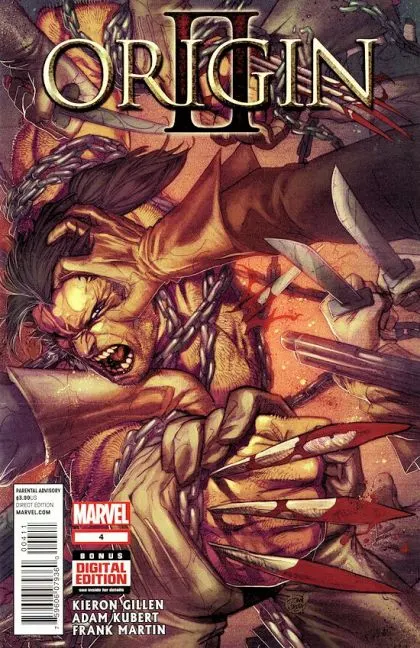 Origin II #4 comic book cover, 2014
