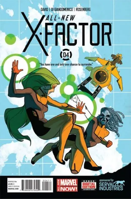 All-New X-Factor #4 comic book cover, 2014