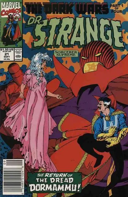 Doctor Strange: Sorcerer Supreme, Vol. 1 #21 comic book cover, 1990