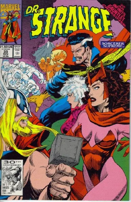 Doctor Strange: Sorcerer Supreme, Vol. 1 #35 Direct Edition comic book cover, 1991