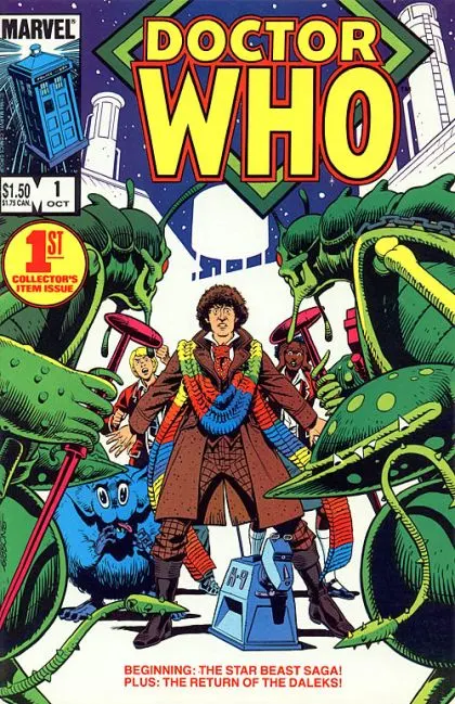 Doctor Who (Marvel) #1 comic book cover, 1984