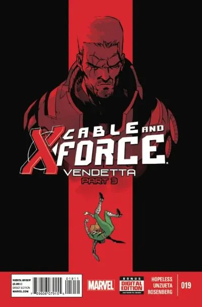Cable and X-Force #19 comic book cover, 2014