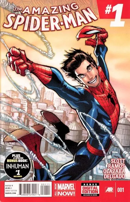 The Amazing Spider-Man, Vol. 3 #1 Humberto Ramos Regular comic book cover, 2014