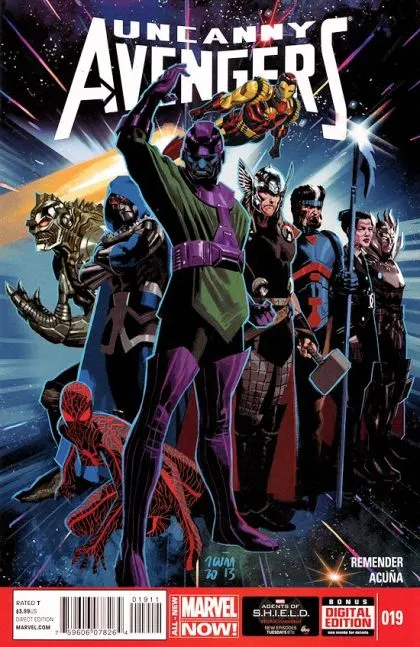 Uncanny Avengers, Vol. 1 #19 Regular Daniel Acuña Cover comic book cover, 2014