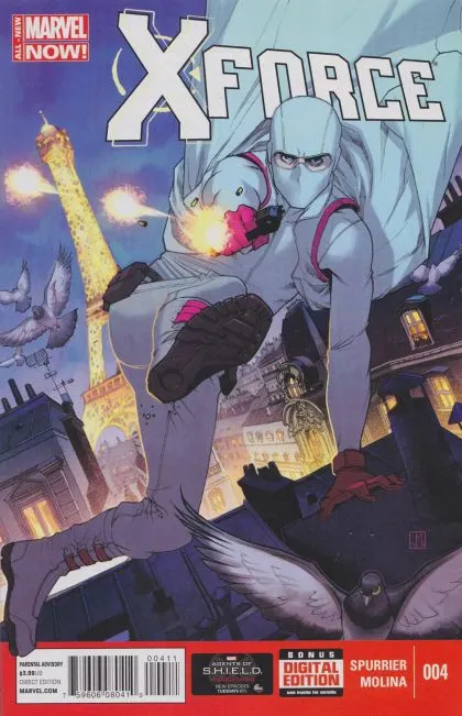 X-Force, Vol. 4 #4 comic book cover, 2014