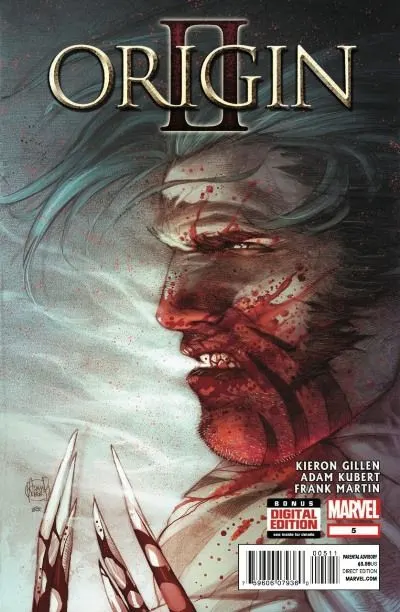 Origin II #5 comic book cover, 2014