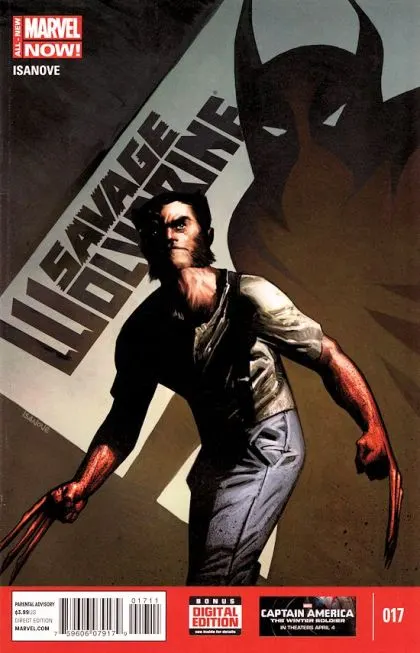 Savage Wolverine #17 comic book cover, 2014