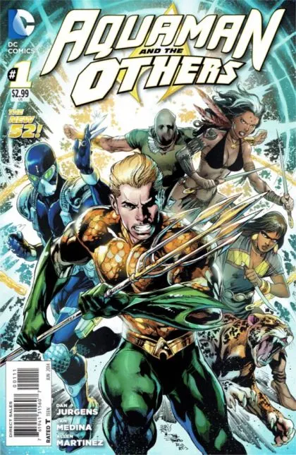 Aquaman and The Others #1 Ivan Reis Regular Cover comic book cover, 2014