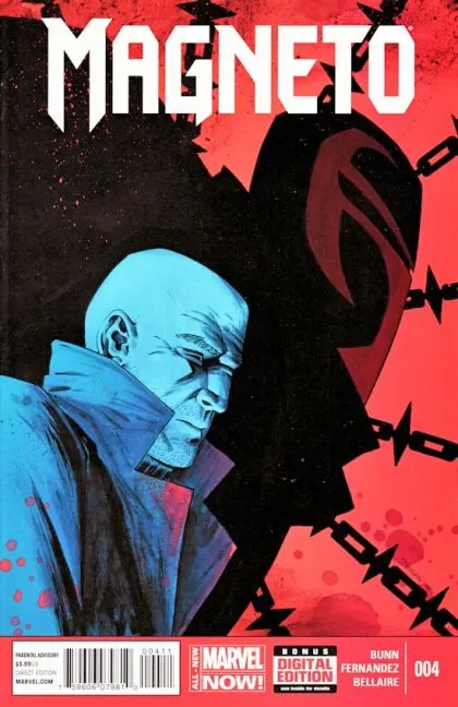 Magneto, Vol. 3 #4 Regular Declan Shalvey Cover comic book cover, 2014