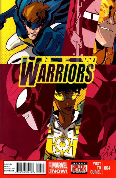 New Warriors, Vol. 5 #4 comic book cover, 2014