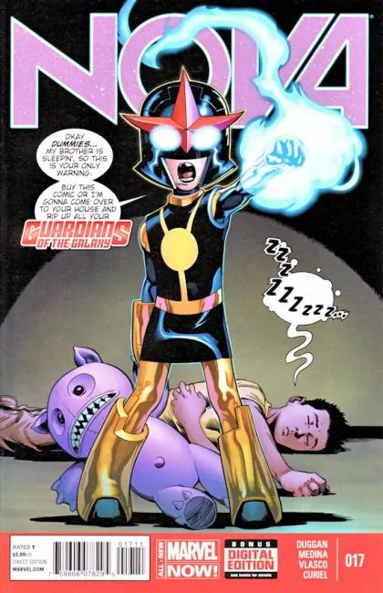 Nova, Vol. 5 #17 comic book cover, 2014