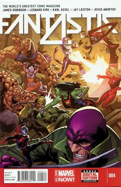Fantastic Four, Vol. 5 #4 comic book cover, 2014