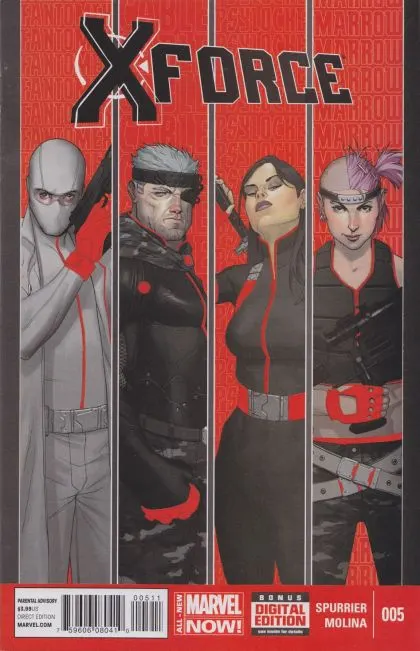 X-Force, Vol. 4 #5 comic book cover, 2014