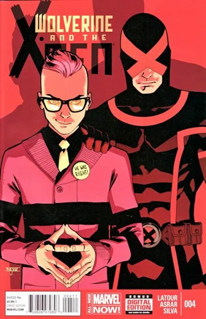 Wolverine & the X-Men, Vol. 2 #4 comic book cover, 2014