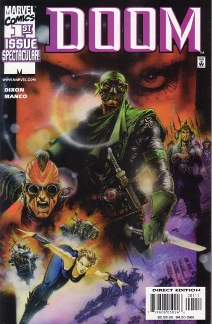 Doom, Vol. 1 #1 comic book cover, 2000