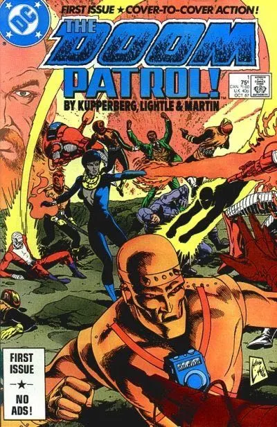 Doom Patrol, Vol. 2 #1 Direct Edition comic book cover, 1987