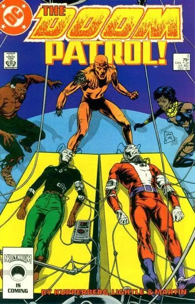 Doom Patrol, Vol. 2 #3 Direct Edition comic book cover, 1987