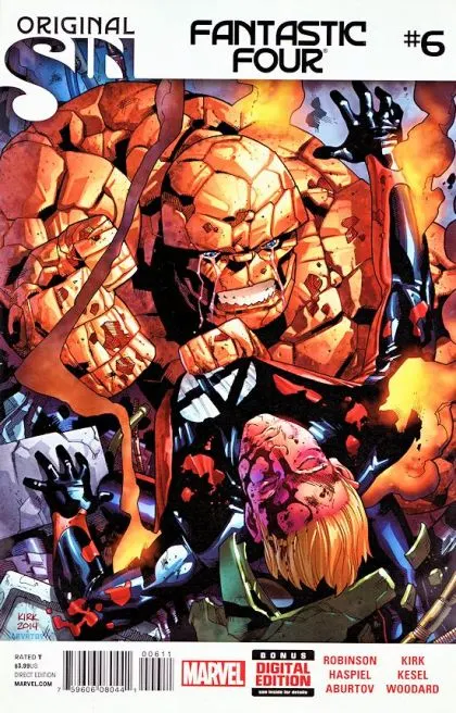 Fantastic Four, Vol. 5 #6 comic book cover, 2014