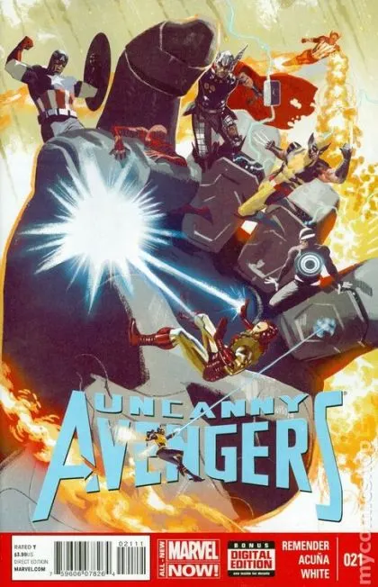 Uncanny Avengers, Vol. 1 #21 comic book cover, 2014