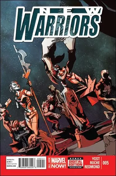 New Warriors, Vol. 5 #5 comic book cover, 2014