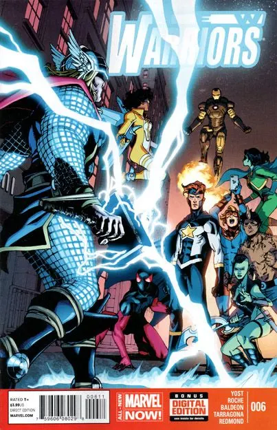 New Warriors, Vol. 5 #6 comic book cover, 2014