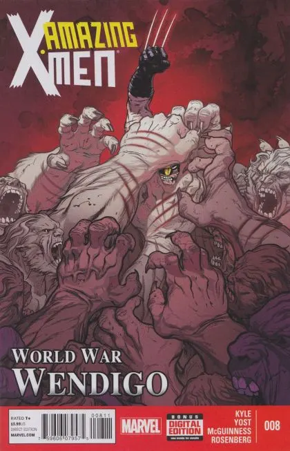 Amazing X-Men, Vol. 2 #8 comic book cover, 2014