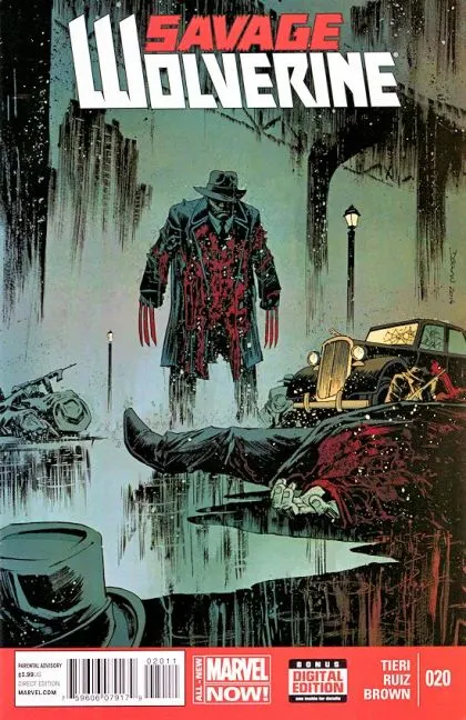 Savage Wolverine #20 comic book cover, 2014