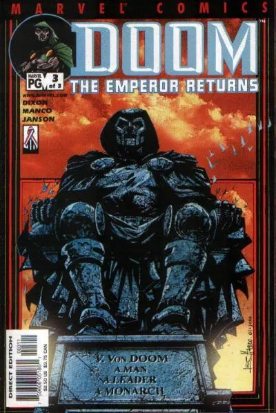 Doom: The Emperor Returns #3 comic book cover, 2002