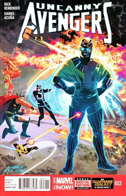 Uncanny Avengers, Vol. 1 #22 Regular Daniel Acuña Cover comic book cover, 2014