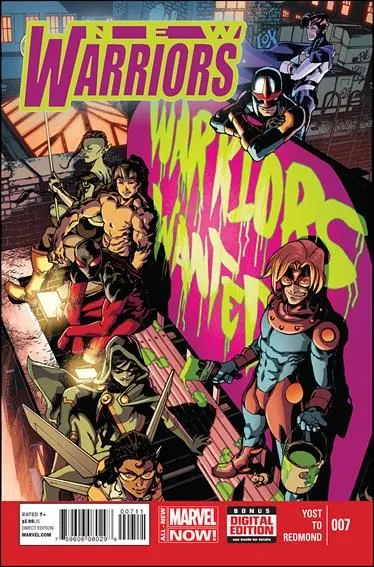 New Warriors, Vol. 5 #7 comic book cover, 2014